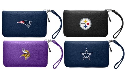 Little Earth NFL Pebble Zip Organizer Wallet