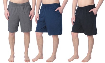 Fruit of the Loom Men's Cotton Sleep Shorts with Pockets (2-Pack)