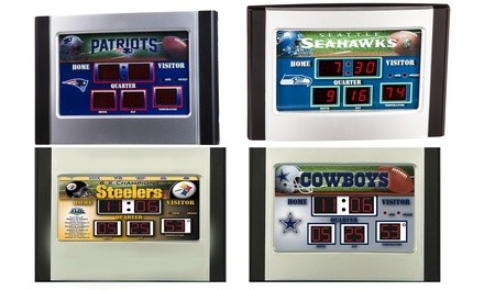 Team Sports America NFL Scoreboard Desk Clocks