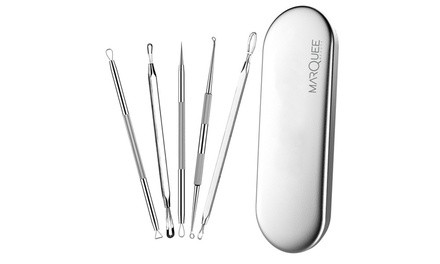 Blemish and Blackhead Extractor Tools Kit (5-Piece)