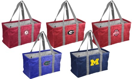 Logo Brands NCAA Crosshatch Picnic Caddy Tote Bag