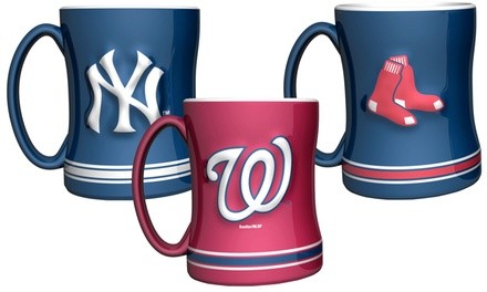 Boelter Brands MLB Sculpted Relief Mug (2-Pack)