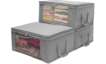 Foldable Storage Bag Organizer (1-,2-, or 3-Pack)