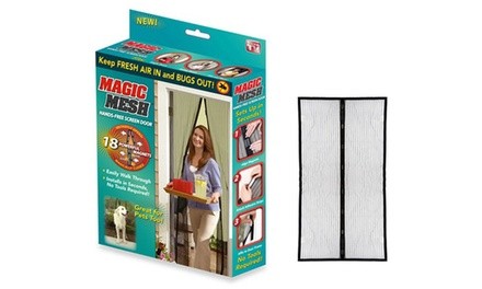 iMounTEK Magic Mesh Hands-Free Magnetic Net Screen Door (1- or 2-Pack)