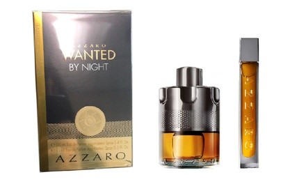 Azzaro Wanted by Night Men's Eau de Parfum Spray Set (3.4 and 0.5Fl. Oz.)