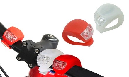 Silicone LED Bicycle Lights (2-Pack)