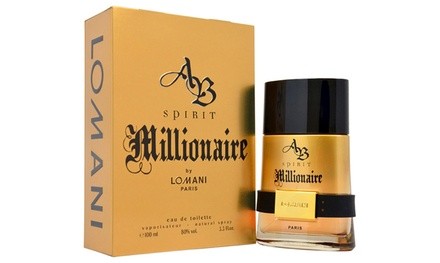 AB Spirit Millionaire Eau de Toilette Spray for Men (3.4 Fl. Oz.)