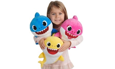 Light Up Singing Baby Shark Plush Toy