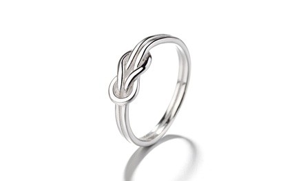 Classic Sterling Silver Love Knot Ring