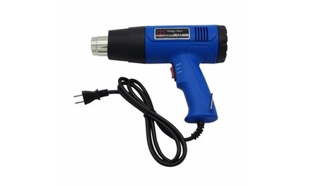 Heat Gun Hot Air Dual Temperature & 4 Nozzles Power Tool