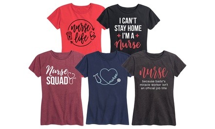 Instant Message: Women's Essential Nurse Tees