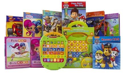 Nick Jr. My First Smart Pad Electronic and 8 Books Boxed Set (9-Piece)