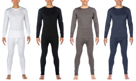 Noble Mount Men's 'Soft Comfort' Premium Thermal Base Layer Set (2-Piece)