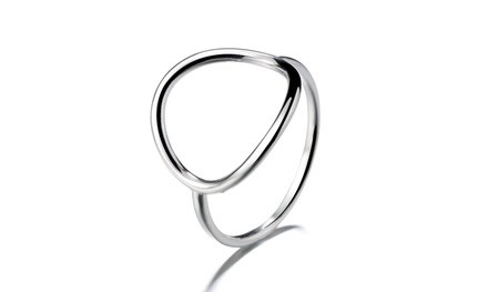 Sterling Silver Open Circle Ring