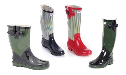 Women's Forever Young Two-Tone Rain Boots