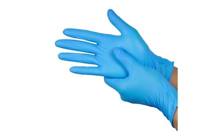 Disposable Blue Extra Thick Nitrile Gloves (100-Pack, Sizes S-XL)