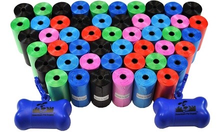 Dog Waste Bags with 2 Dispensers (1000-Count)