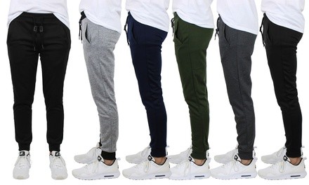 3-Pack: Men's French Terry Slim-Fit Joggers (S-2XL)