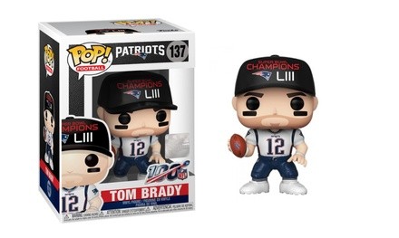 NFL Patriots Tom Brady SB Champions Funko Pop! Figure