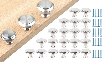 20Pcs/Set Satin Nickel Kitchen Cabinet Knobs Hardware