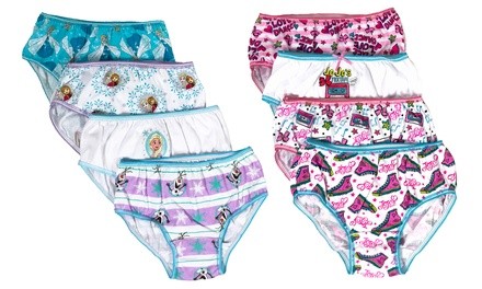 Girls' LOL Surprise, Frozen, and More Underwear. Sizes 2T-8 (8-Pack)
