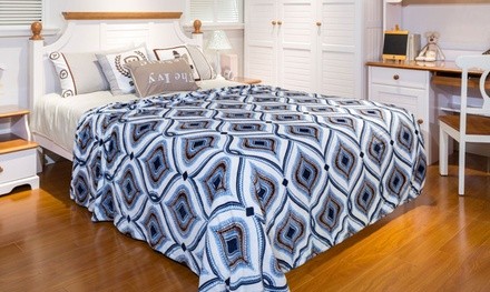 Luxury Home Plush Printed Blanket