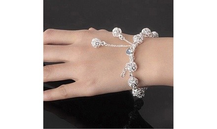 925 Sterling Silver Jewelry Lady Pastoral Style Bracelet Jewelry 