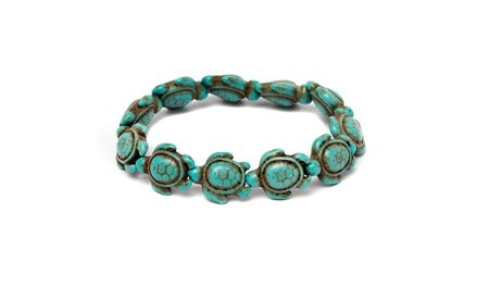 Genuine Handmade Turquoise Sea Turtles Bracelet Hawaiian