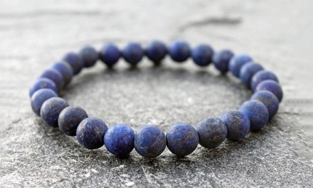 Genuine Lapis Lazuli Healing Stretch Bracelets (1- or 2-Pack)