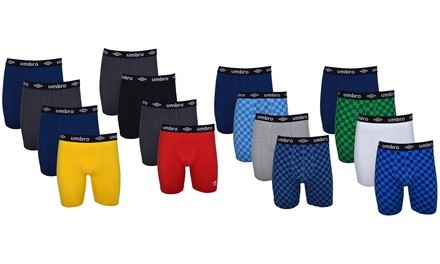 Umbro Men's Boxer Briefs (8-Pack)