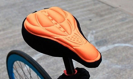 3D Cushioned Saddle Bicycle Seat Cover (1- or 2-Pack)