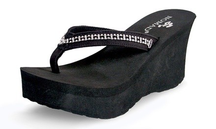 Nomad Footwear Women's Rhinestone Wedge