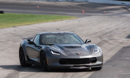 Three- or Six-Lap Drive in a Corvette Z06 Racecar from The American Muscle Experience (Up to 43% Off)