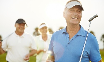 Three One-Hour Group Golf Lessons with Nine Hole Green Fees for One or Two at World of Golf (Up to 61% Off)