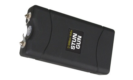 3 Million Volt Stun Gun with LED Flashlight and Nylon Carrying Case