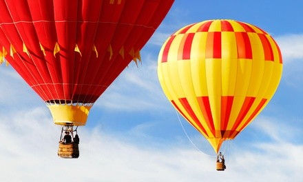 $299 for Couples Balloon Flight with Premium Wine Tasting at Perris Balloon Rides ($598 Value) 