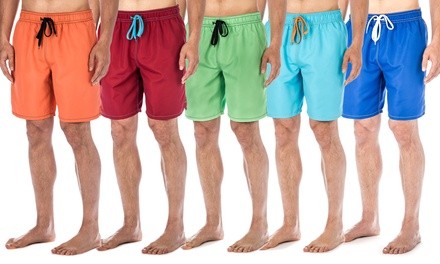 Men's Premium Micro-Peach Finish Swim Trunks