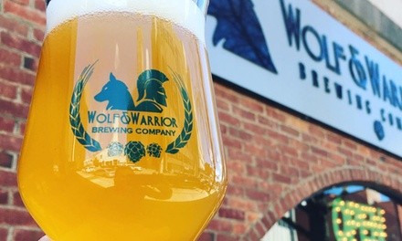 Beer Tasting Flight and Optional Taco Pairing for One or Two at Wolf & Warrior Brewing Company (Up to 38% Off)