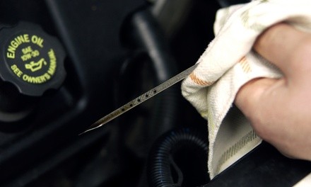 Oil Change with Inspection, Filter, and Tire Rotation at Saddleback Automotive Service Center (Up to 25% Off)