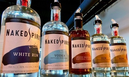 Tasting Flight and Two Cocktails per Person for One, Two, or Four at Naked Spirits Distillery (Up to 51% Off)