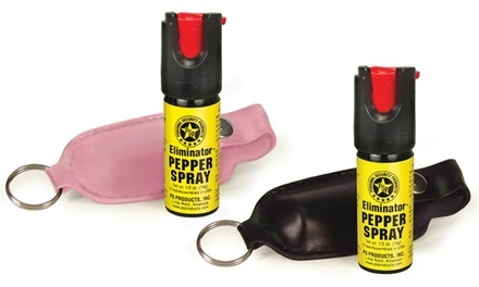 Pepper Spray Canister with Soft Case and Keyring