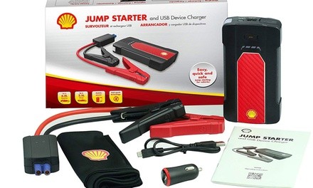 Shell 700mAh Car Jumpstarter and USB Power Bank Battery Booster Pack