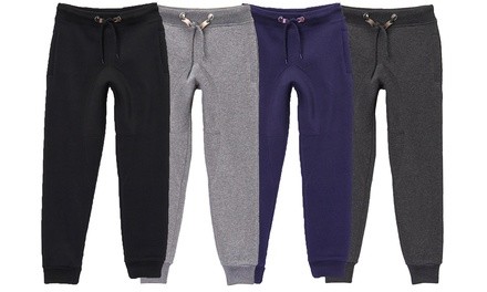 Galaxy By Harvic Boy's Brushed Fleece-Lined Joggers Sweatpants (3-Pack, S-XL)