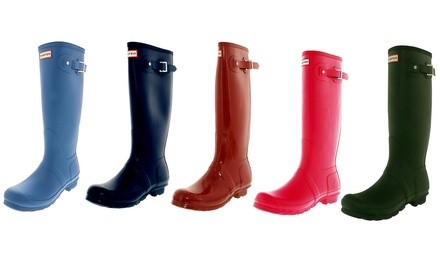 Hunter Women's Knee-High Rubber Rain Boots