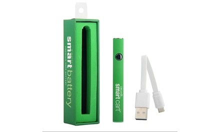 Smart Cart Organic Green Vape Battery 380mAh Pen W/ USB Charger