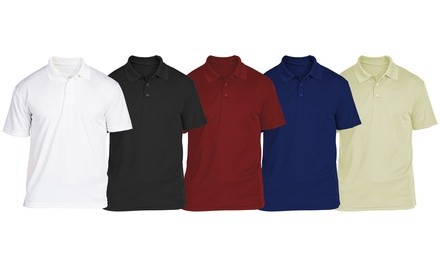 5-Pack SEL Men's Pique Polo (S-3XL)