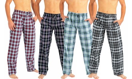 Norty Men's 100% Cotton Pajama Lounge Pants (S-2XL)