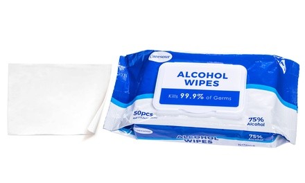 Caresour 75% Alcohol-Based Sanitizing Wipes (50-Count)