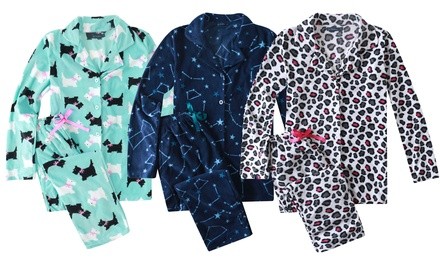 Twin Boat Women's Microfleece Pajama Set