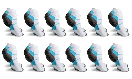 Ankle-Length High Energy Compression Socks (6 or 12 Pairs)